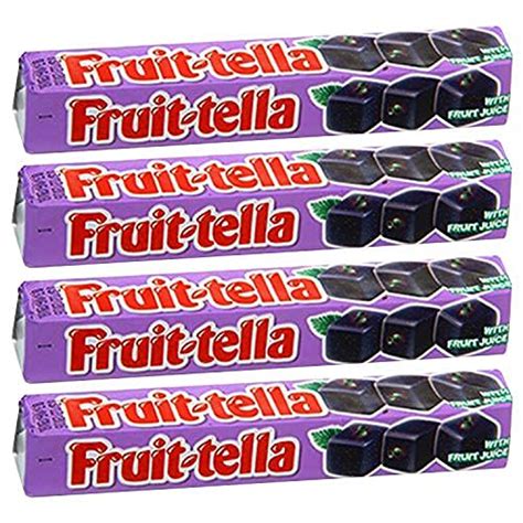 Fruitella Blackcurrant, 4 x 36 g : Amazon.in: Grocery & Gourmet Foods