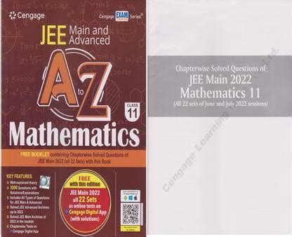 Cengage Jee Main And Advanced A To Z Mathematics With Chapterwise ...