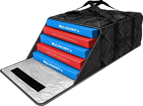 Amazon.com: MyLifeUNIT Pizza Bag for Delivery, Thermal Insulated Pizza ...