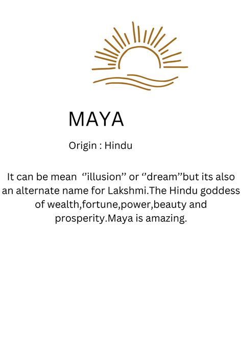 Personalised Name Definition Prints, Maya Meaning Print,name Meaning ...