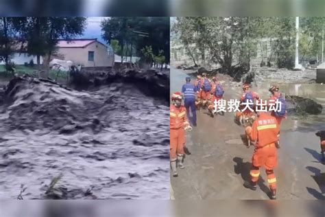 现场视频！青海西宁市大通县发生山洪灾害，已致4人死亡27人失联_大通县_西宁市_山洪