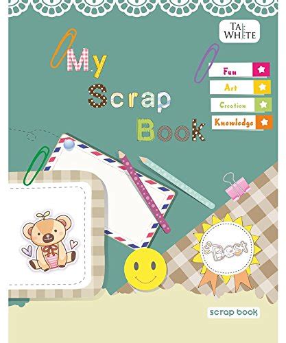 Scrap Book 28 * 22 cm - Colour Pg Interleaf Pg 36 : Amazon.in: Home ...