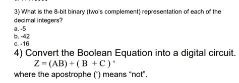 Image result for Two's Complement Example