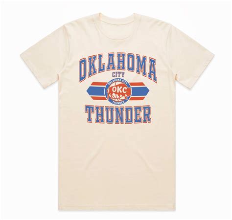 Okc Thunder Shirts Vintage Oklahoma Basketball T Shirt, Vintage Style