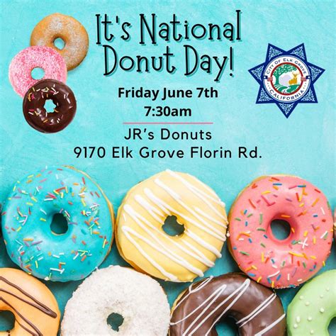 National Donut Day, JR's Donuts, Elk Grove, 7 June 2024 | AllEvents