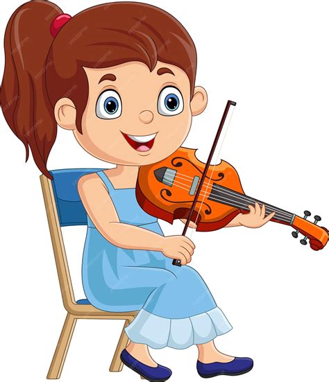 Cartoon Violinist