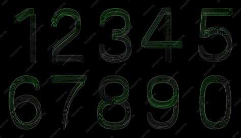 Un conjunto de números en verde y negro con los números 3, 3, 9, 9, 9 ...