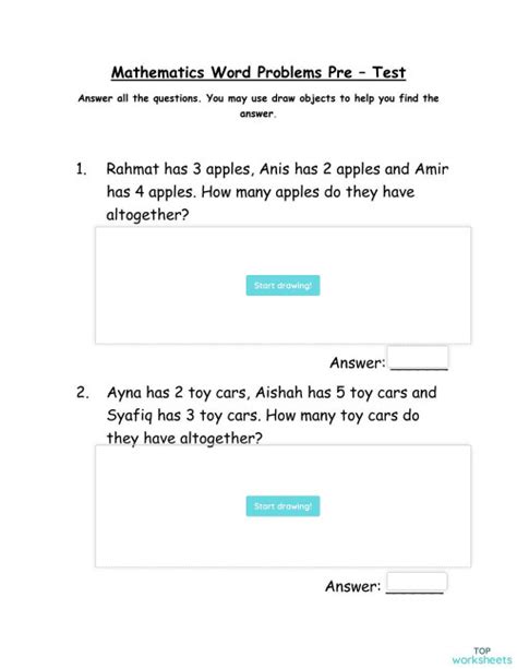 Sets Word Problems Test 的图像结果