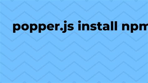 How to Use Popper JS In.html 的图像结果