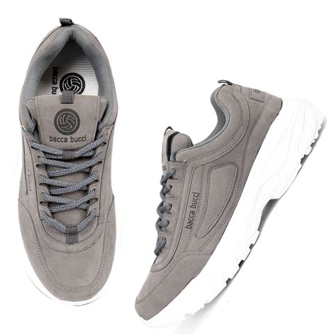 Sports Shoes for Men | Bacca Bucci Afterburn | Men's Grey Fashion ...