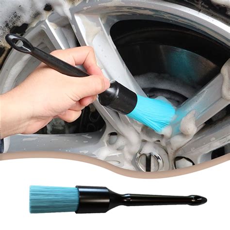 BCZHQQ Soft Car Detailing Brush Set,Auto Detail Brush Kit for Elegant Surfaces,Interior Exterior ...