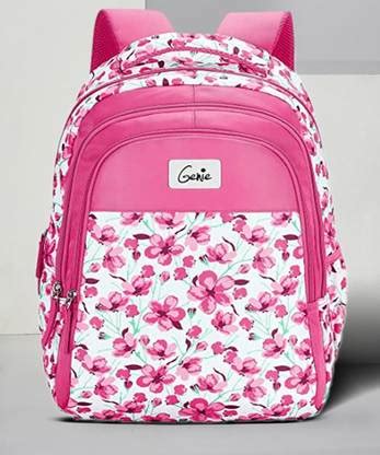 Flipkart.com | Genie Camellia Pink 17 inch Backpack School Bag - School Bag