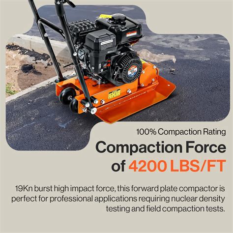 SuperHandy Powerful Gas Plate Compactor for Paving Landscapes India | Ubuy