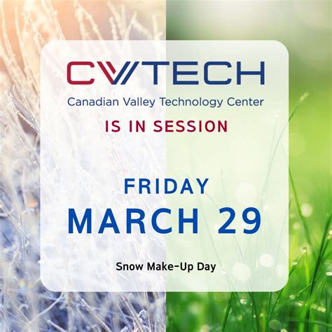 Canadian Valley Technology Center on LinkedIn: Reminder to all students ...