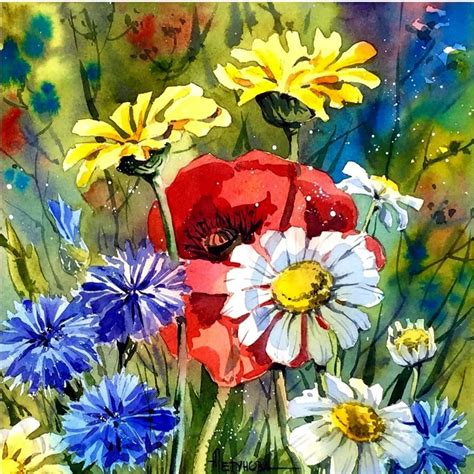 FLORAL SPECTRUM DIY Acrylic Painting by umbers Kit on Canvas - TULIP ...