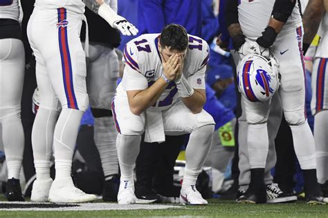 Bills' Hamlin in critical condition after collapse on field | AP News