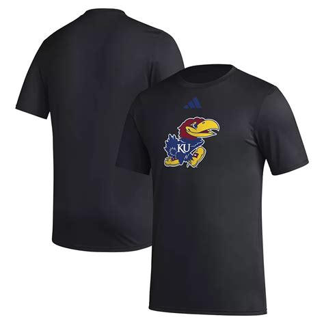 Men's adidas Black Kansas Jayhawks Primary Locker Logo Pre-Game ...