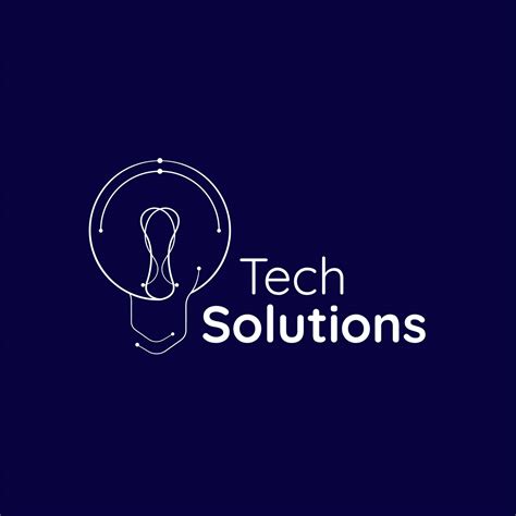Tech Solutions Logo 的图像结果