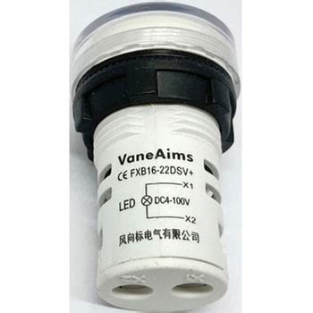 FXB16-22DSV-W DC4-100V LEDデジタル電圧計 FXB16-22シリーズ 1個 アズワン 【通販モノタロウ】