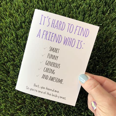 This sarcastic card for a friend is sure to bring a smile! Grab this ...