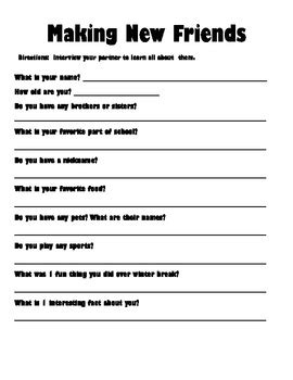 Interview Worksheet Grade 2 的图像结果