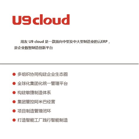 用友U9cloud系统企业版与标准版的区别有哪些？