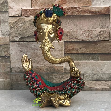 Unique Lord Ganesha Statue, Remover of Obstacles Statue, Easy to hold ...