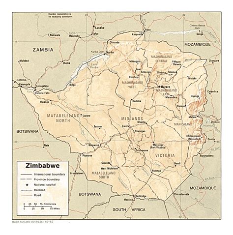 Geographical Map Of Zimbabwe at Alana Walden blog