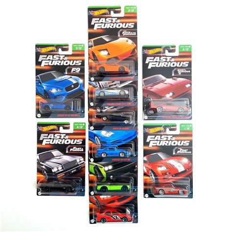 Hot Wheels Fast And Furious 1:64 Series Premium Die Cast Car Assortment ...
