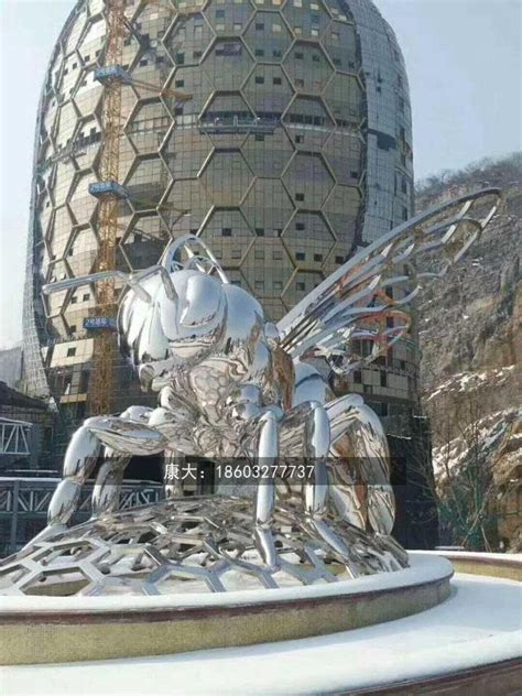 不鏽鋼蜜蜂雕塑 創意工藝品景觀動物擺件 (中國 河北省 服務或其他) - 雕塑 - 工藝、飾品 產品 「自助貿易」