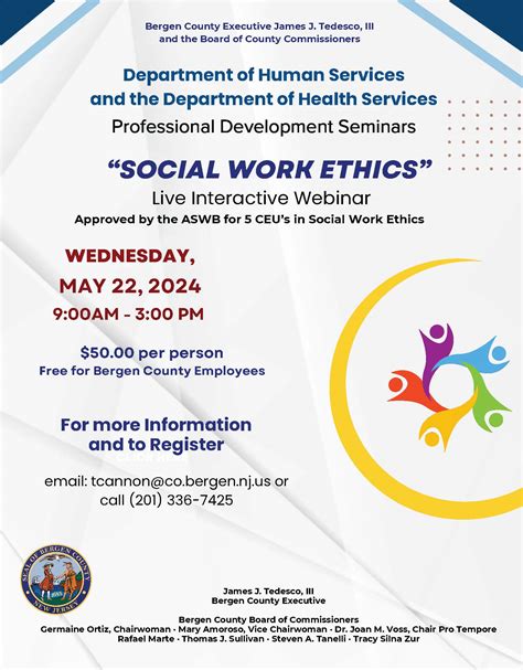 Social Work Ethics – Bergen County, NJ – Official Website