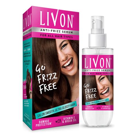 Livon Anti-Frizz Serum For All Hair Types, 100 ml Price, Uses, Side ...