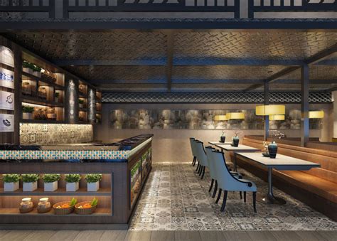 600平方中餐厅装修设计案例效果图_岚禾装饰设计