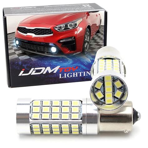iJDMTOY (2) 6000K Xenon White CAN-bus LED Daytime Running Light DRL ...