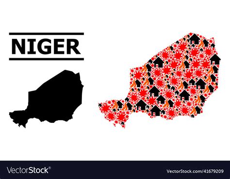 Map of Niger Civil War