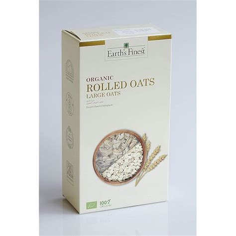 Buy Earth's Finest Organic Rolled Oats - 500g | Non GMO & Gluten Free ...