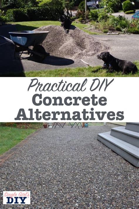 Budget and Eco-Friendly Concrete Alternatives | Single Girl's DIY