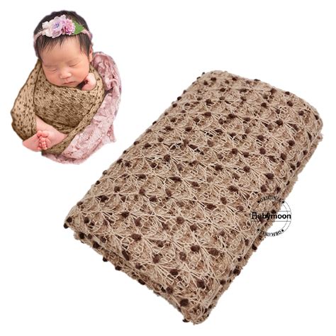 Babymoon Popcorn Wrap Stretchble Baby Photography Shoot Wrap Cloth-Pea ...