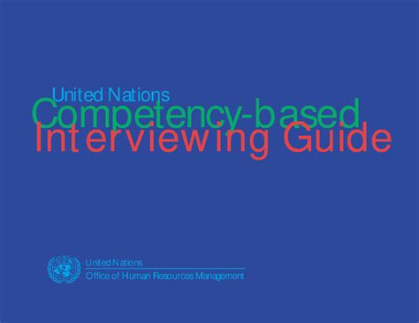 Interview Guide - sample questions(English) 0 - United Nations ...