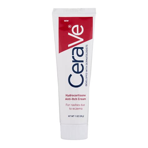 Cerave Hydrocortisone Anti Itch Cream Eczema Treatment Maximum Strength ...
