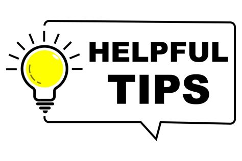 Helpful Tips icon and Light bulb with sparkle rays shine. Idea sign thinking solution. Idea lamp ...