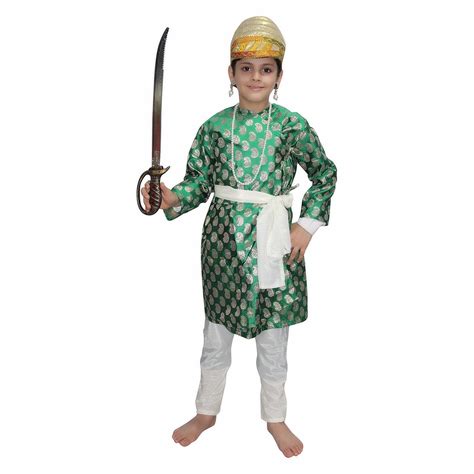 Buy Kaku Fancy Dresses Indian Historical King Character Costume ...