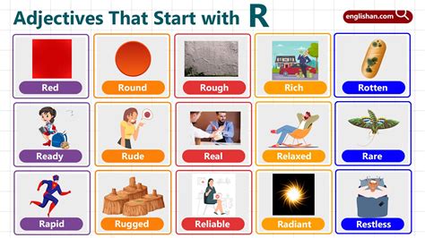 Adjectives Starting with R: 150+ Essential Words for Learners