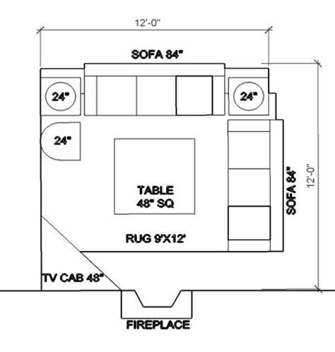 13x13 living room layout