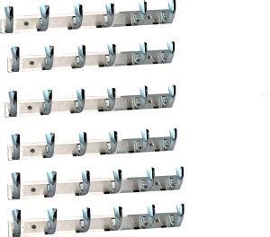 Shining Labs 6 pin Royal (Pack of 6)Wall Hook/Hanger Cloth Hanger Wall ...