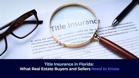 Title Insurance in Florida: What Real Estate Buyers and Sellers Need to Know - South Florida Law ...