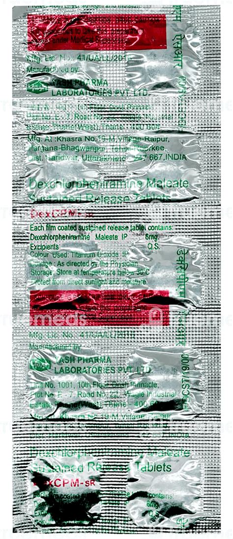 Dexcpm 6 MG | Order Dexcpm 6 MG Tablet Sr Online at Truemeds