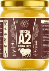 JIVA A2 Gir Desi Cow Ghee 1L + 300 ml Combo Ghee Glass Bottle Price in ...