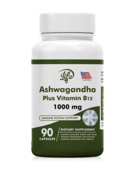 ASHAWAGANDA (GINSENG INDIO) + B12 X 90 CAPSULAS – Yulieshoprd