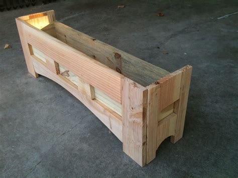 Pallet wood window box. | Wood window boxes, Backyard design, Pallet crafts